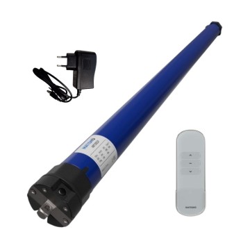 Moteur de volet roulant à télécommande et batterie au lithium AMT35BE - Axe 40 mm