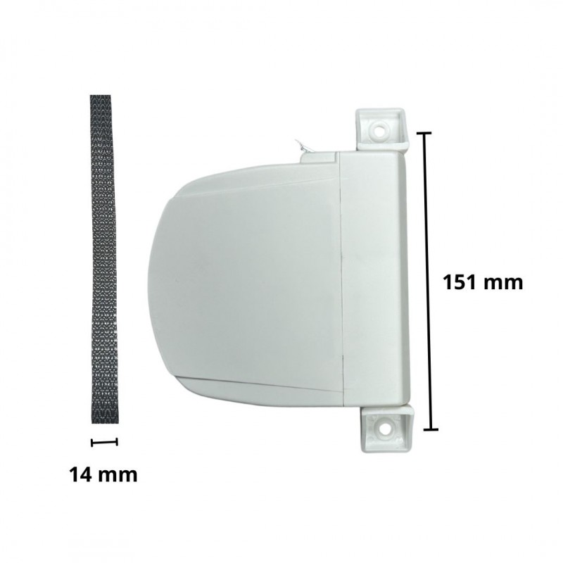 Enrouleur escamotable avec sangle de 14 mm - 5 mètres
