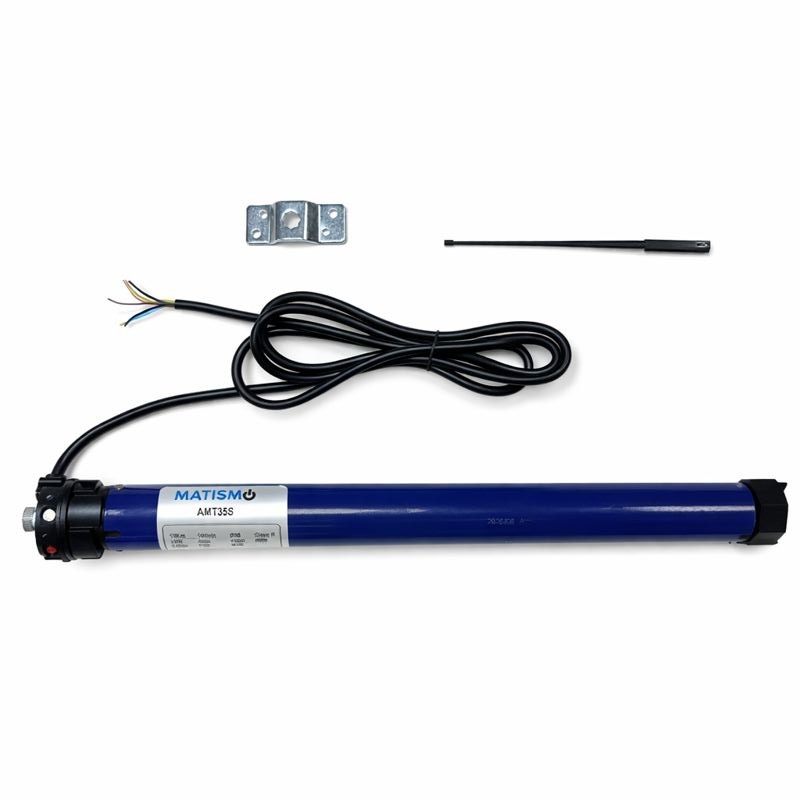 MATISMO AMT35S Moteur de volet roulant pour axe de 40 mm de 13 Nm - Soulève jusqu'à 31 kg