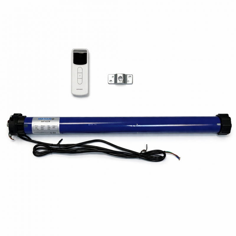 Moteur de volet roulant avec télécommande et WiFi intégré AMT45EW - Compatible Smart Life ou Tuya