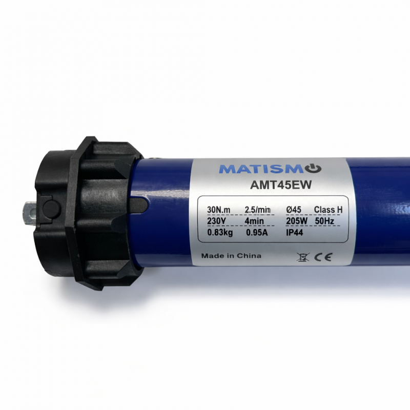 Moteur de volet roulant avec télécommande et WiFi intégré AMT45EW - Compatible Smart Life ou Tuya