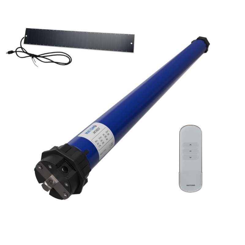 Moteur de volet roulant à batterie et télécommande AMT45BE - Axe 60 mm
