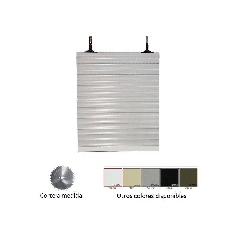 Volet roulant aluminium thermique à lame galbée sur mesure - ALUMCUR 45