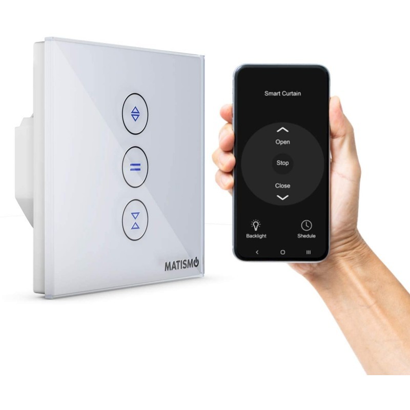 Moteur tubulaire pour volet roulant + Interrupteur WiFi - Axe 40 mm