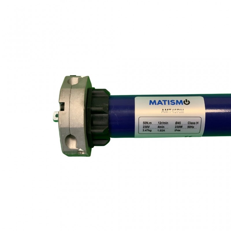 Moteur store banne avec télécommande et manivelle de secours - MATISMO AMT45RM