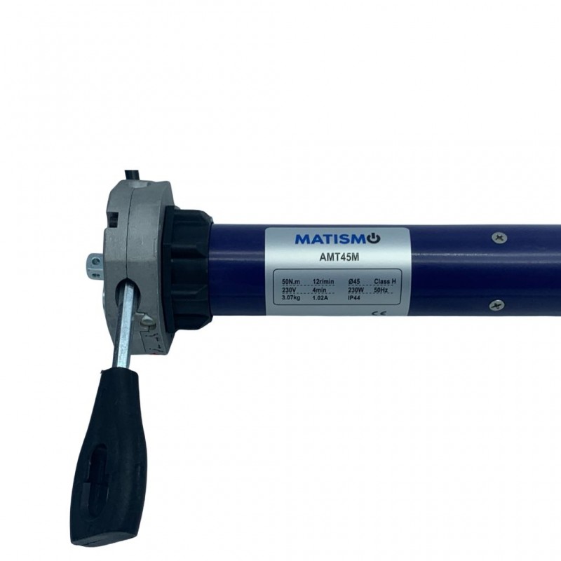 Moteur store banne manivelle de secours - MATISMO AMT45M