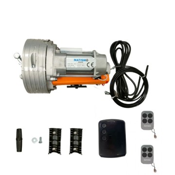 Kit moteur pour porte de local MATISMO AME360 - Pour portes jusqu'à 300 kg, avec centrale et deux télécommandes