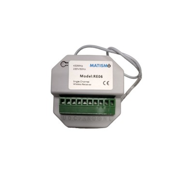 Récepteur sans fil RE06 pour volets roulants