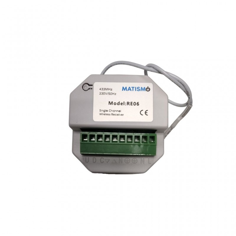 Récepteur sans fil RE06 pour volets roulants