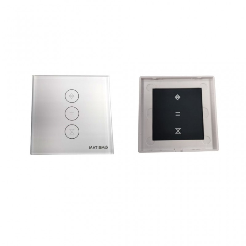 Remplacement écran en verre d'interrupteur de volet roulant WiFi