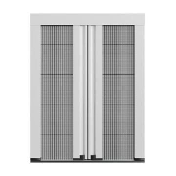 Moustiquaire plissée double centrale