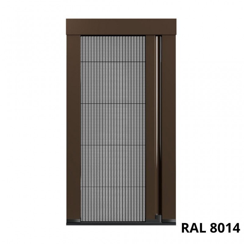 Moustiquaire plissée en aluminium entièrement sur mesure