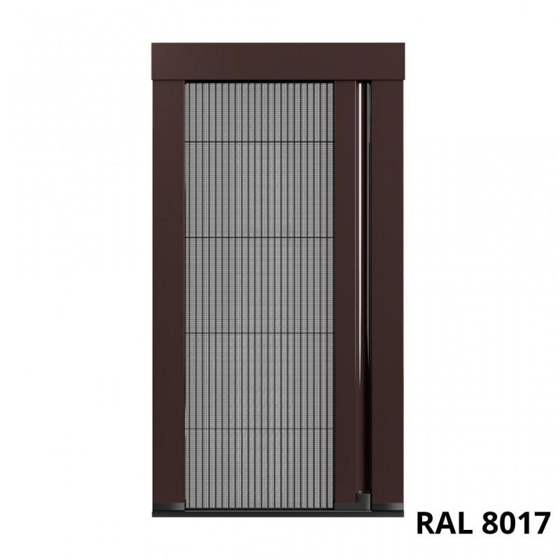 Moustiquaire plissée en aluminium entièrement sur mesure