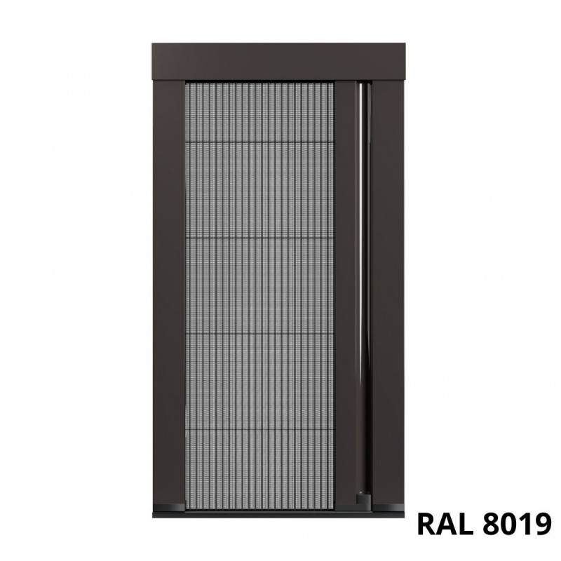 Moustiquaire plissée en aluminium entièrement sur mesure