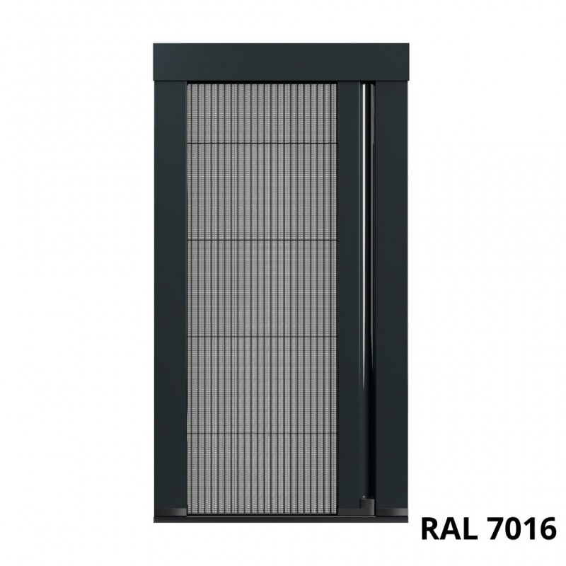 Moustiquaire plissée en aluminium entièrement sur mesure