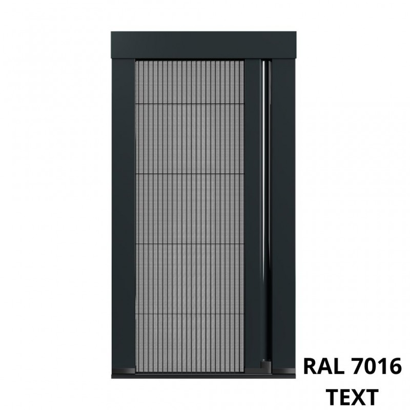 Moustiquaire plissée en aluminium entièrement sur mesure