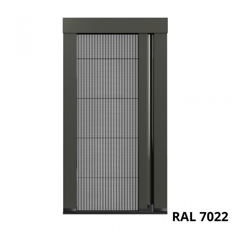 Moustiquaire plissée en aluminium entièrement sur mesure