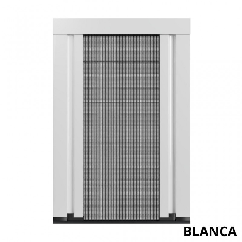 Moustiquaire plissée bilatérale en aluminium