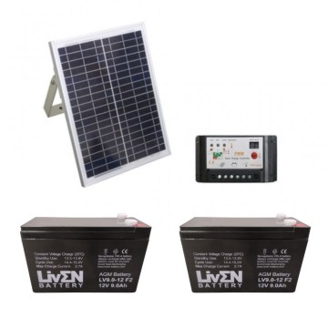 Kit solaire pour moteur de porte battante MATISMO AMB
