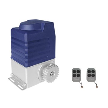 Kit moteur portail coulissant MATISMO AMC2000 - 2000 kg - Moteur, centrale et deux télécommandes