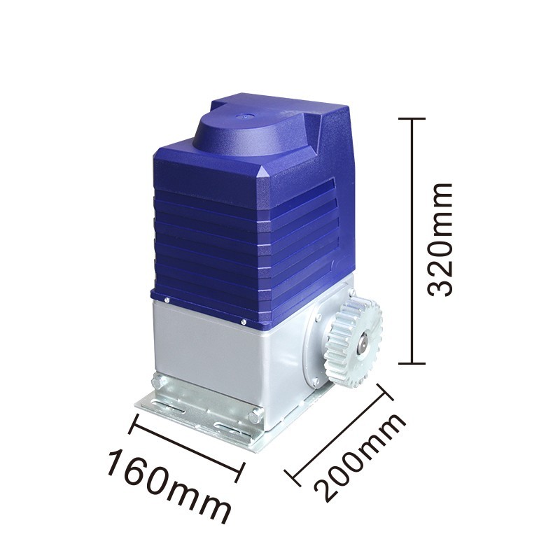 Kit moteur portail coulissant AMC2000 - 2000 kg - Centrale, crémaillère, cellules et trois télécommandes